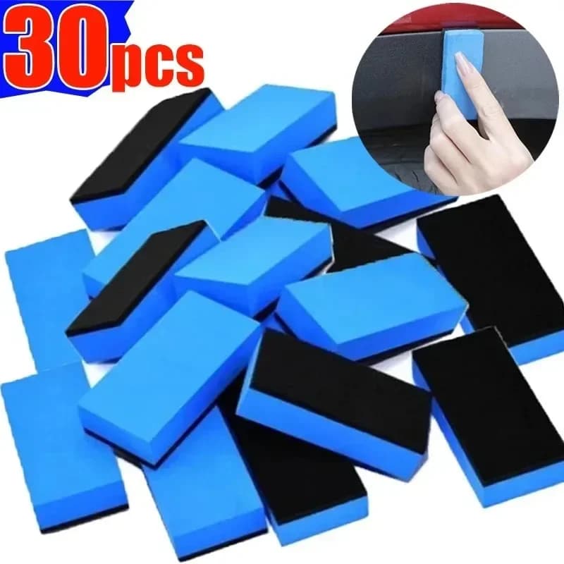 1/30PCS Auto Lucidatura Rivestimento Spugna Pennello di Vetro Nano Applicatore Pad Cera Lucidante Rivestimento In Ceramica Spugne Accessori Per La Pulizia