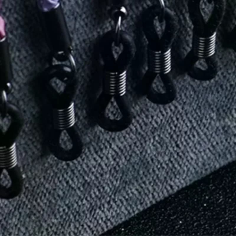 Occhiali da sole a torsione spessa Corda in pelle Catena Occhiali Occhiali intrecciati Cinturino per cordino Sport all'aria aperta Accessori per occhiali antiscivolo