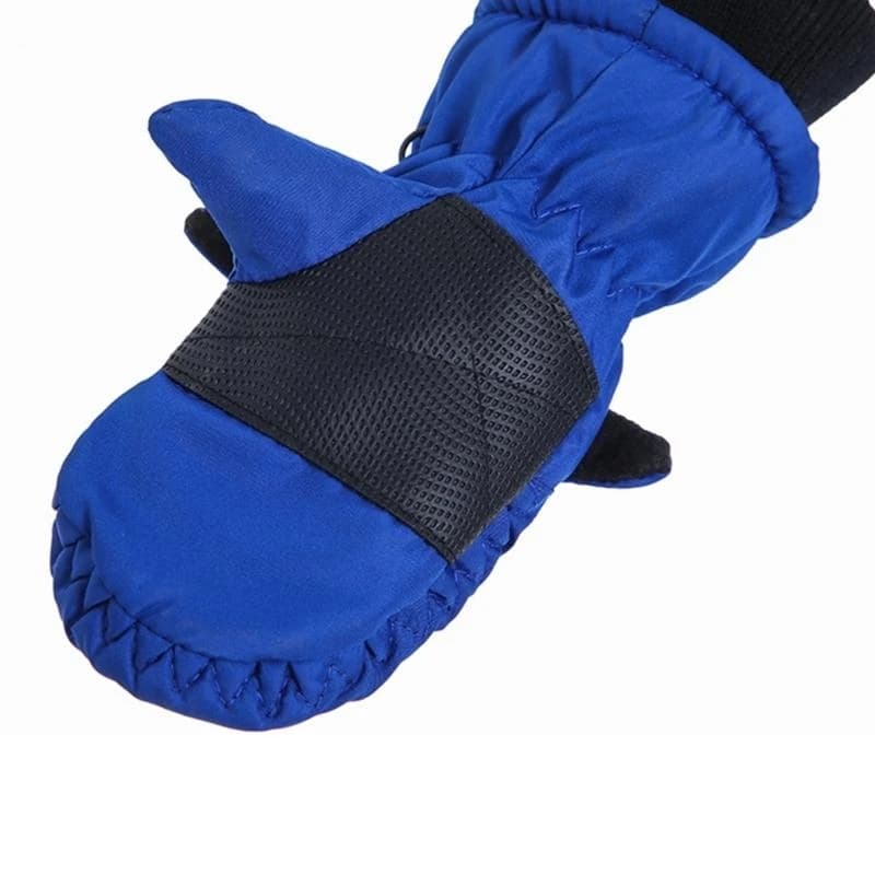Guanti da sci per bambini 3-5 anni Guanti da ciclismo invernali Guanti scaldamani impermeabili Fodera in pile Guanti da Guanti