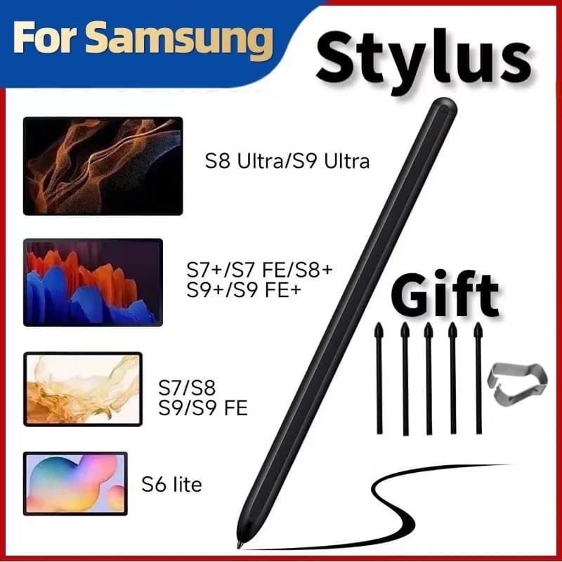 For Samsung S Pen for Samsung Galaxy Tablet S8 S7 FE S6 Lite S7+ S8+ S9 S9FE Tablet Pen Stylus Touch Pen Without Bluetooth
