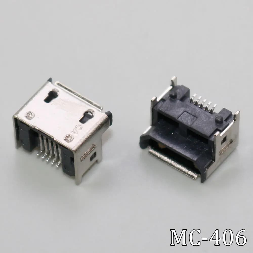Connector Jack Micro USB 5pin socket for female charging port for Western-Digital external hard drive etc