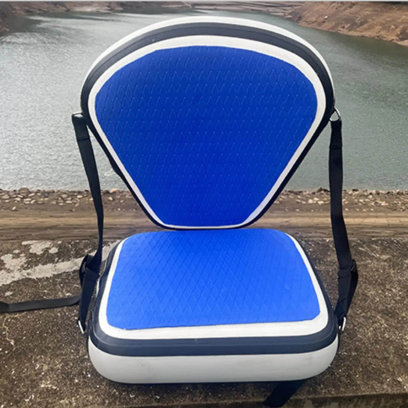 Sedile Gonfiabile per Kayak in PVC, Cuscino Regolabile Premium Comfort per Paddle Board, Accessori e Ricambi per Kayak