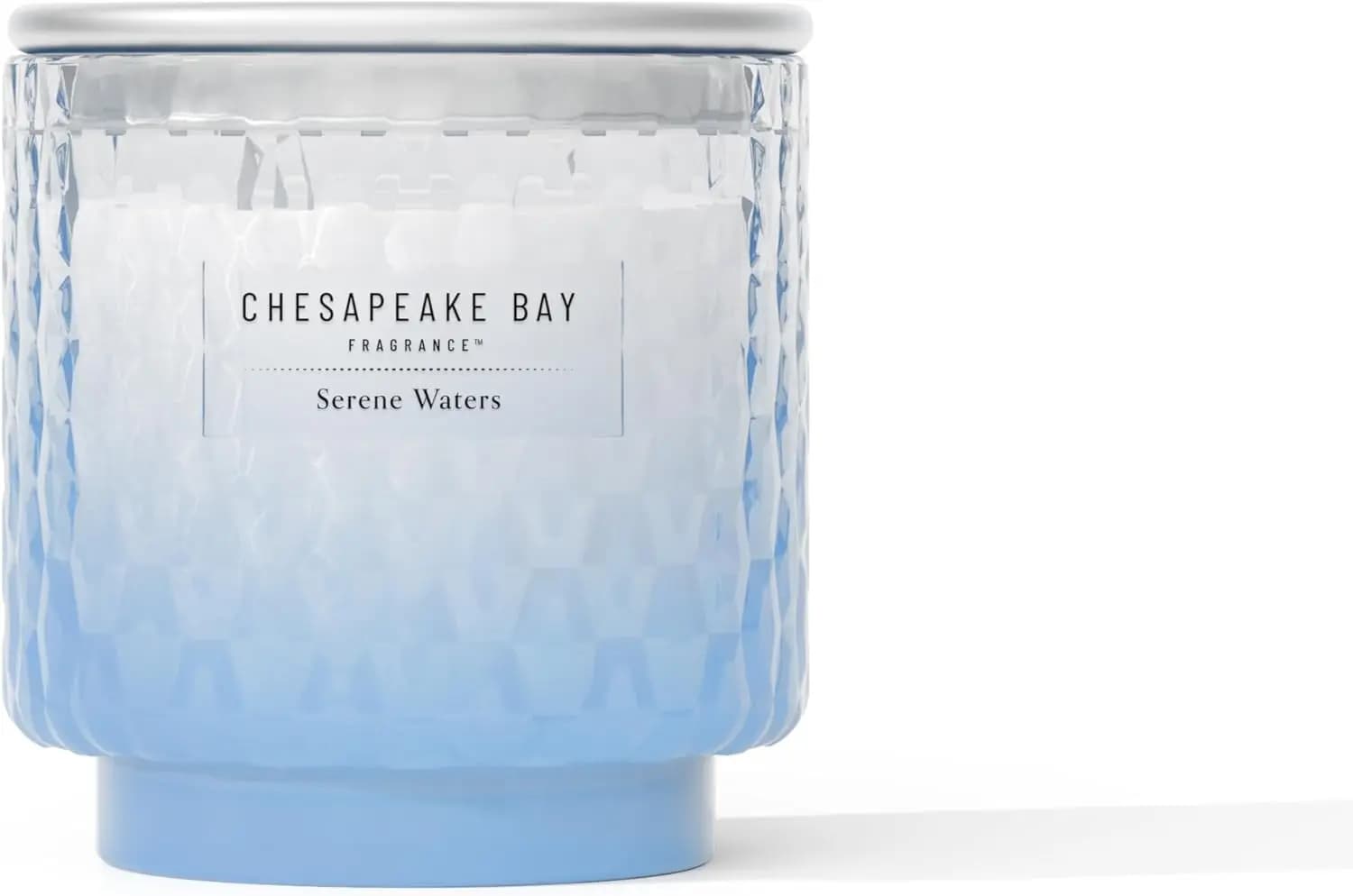 Candela Profumata Serene Waters da 11oz, Fragranza Costiera, Miscela di Soia con Oli Essenziali, Durata 43 Ore, Regalo per Arredamento Casa