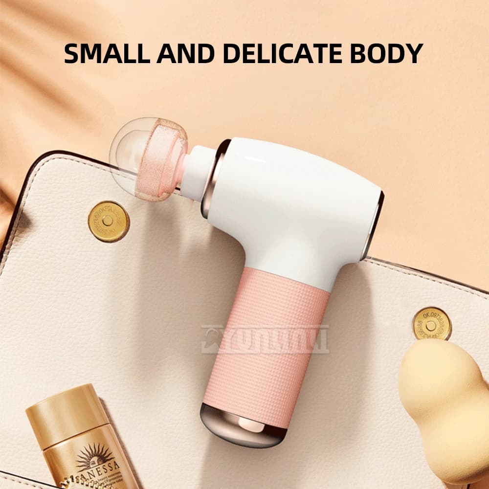 Mini Fascia Gun Portable Relaxation Massage Muscle Fitness Massage Stick Smart Vibration Massage Gun