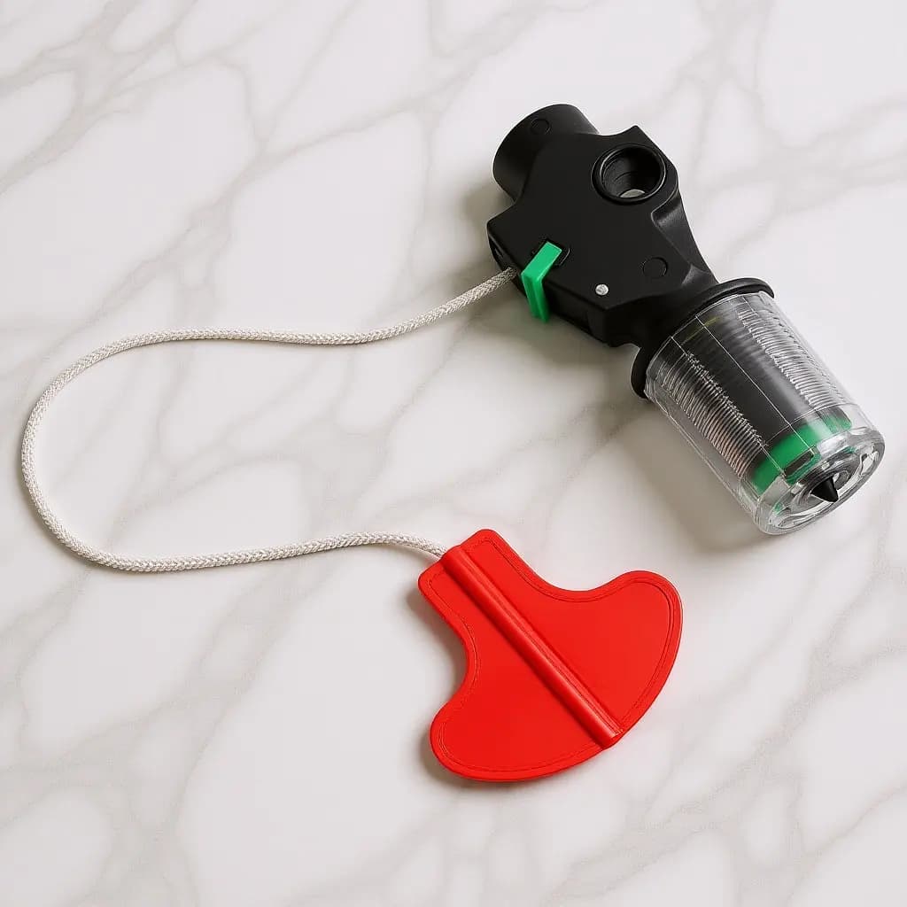Dispositivo Gonfiatore Automatico Portatile per Giubbotti di Salvataggio Gonfiabili, Gadget di Sicurezza per Gonfiaggio d'Emergenza Compatibile con Tutti