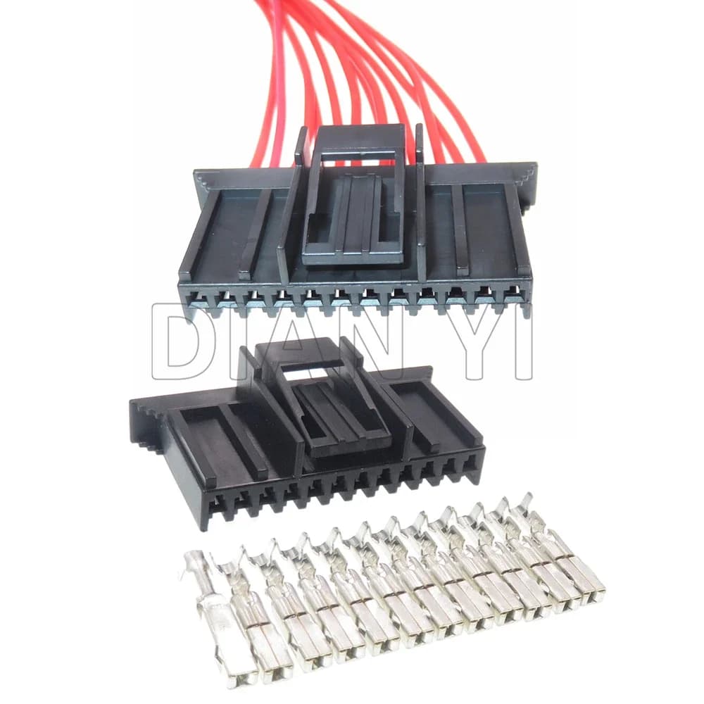 1 Set Connettore cavo non sigillato per auto a 12 vie con cavi Montaggio AC Accessori auto 211PC122S0017 Spina cavo elettrico per automobile