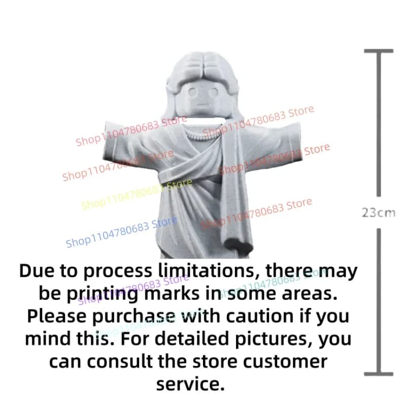 MOC Building Block Mini Action Figure di grandi dimensioni Modello di assemblaggio Decorazione Anime Cartoon Ornamento Giocattolo Regalo per la collezione di hobby