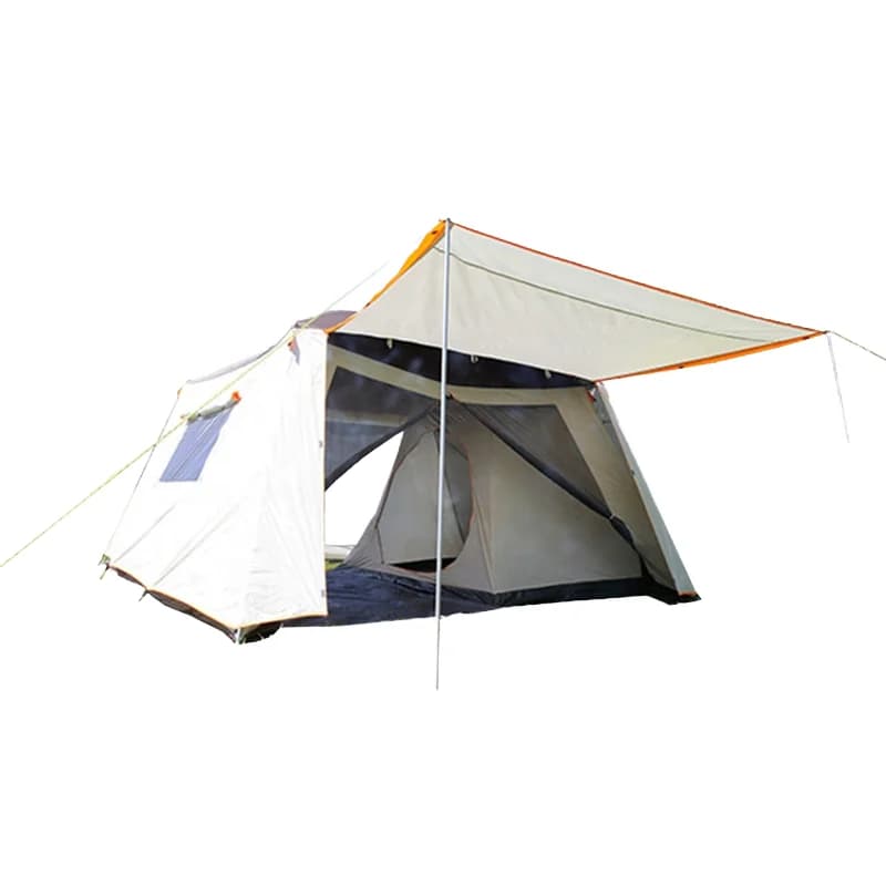 Tenda da campeggio esterna ad apertura rapida con pali in alluminio Zanzariera parasole antipioggia per pesca in spiaggia ed escursionismo per l'estate