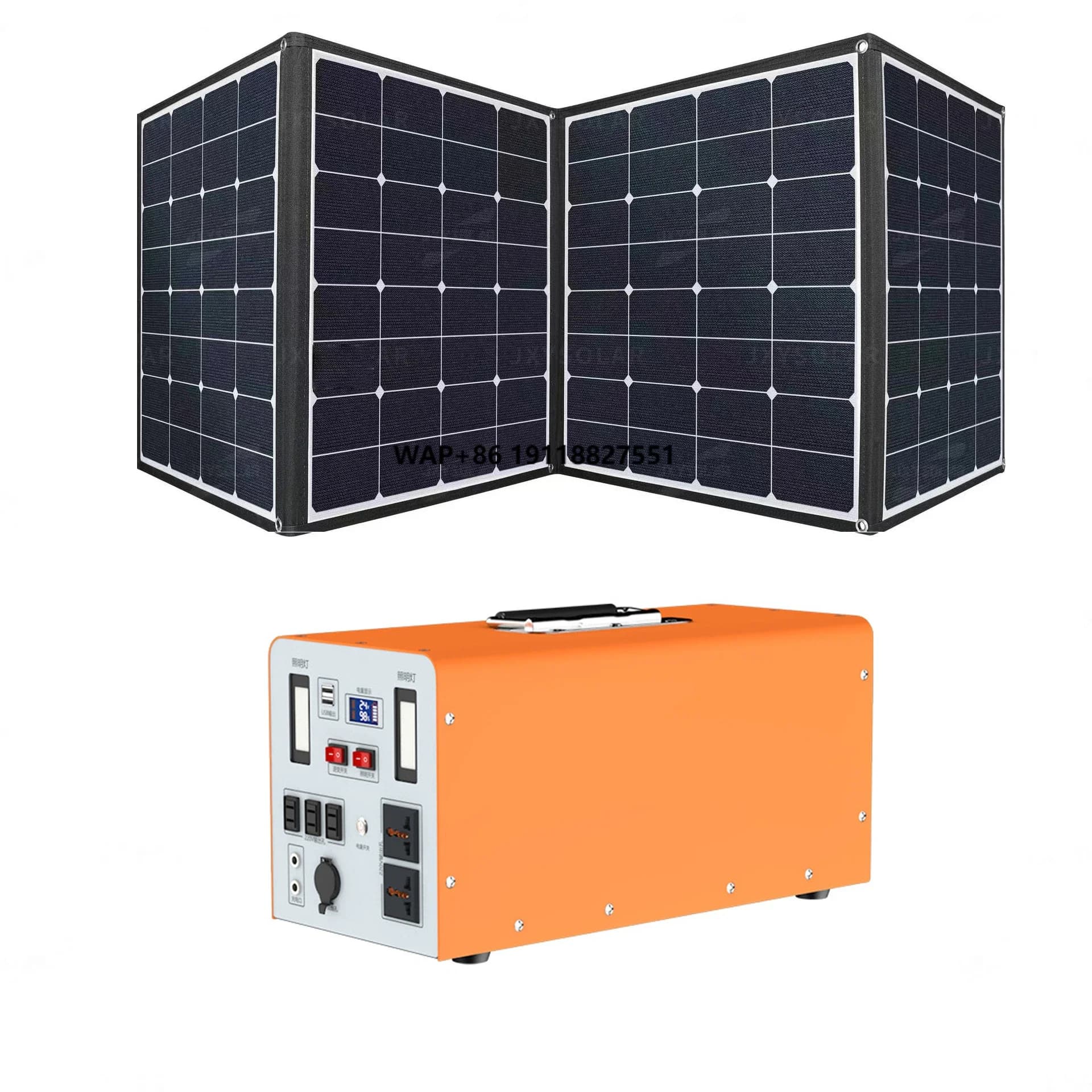 Acquista Ora: Sistema Generatore Solare Portatile 3000W 2000W 6000W, Power Bank Portatile, Generatore Solare Off-Grid ad Acqua Atmosferica 1500 Watt