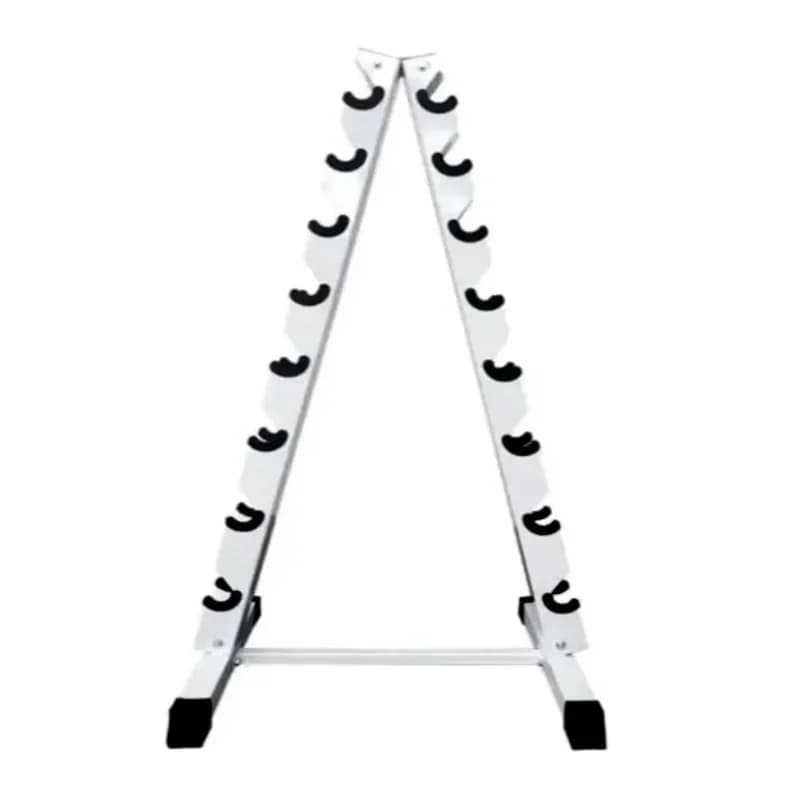Dumbbell Rack 10 Pairs Hex Dumbbell Display Rack Steel Stable Durable Structure for Gym Indoor Fitness Gear Display