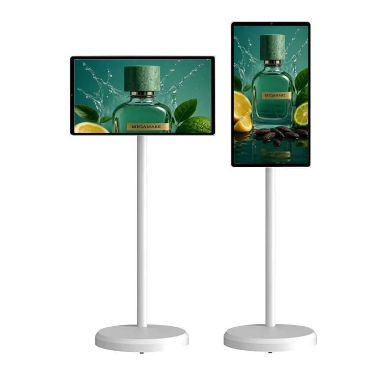 TV Smart Verticale da 32 Pollici con Supporto OFD, Monitor Portatile Interattivo con Funzione 'Follow Me'