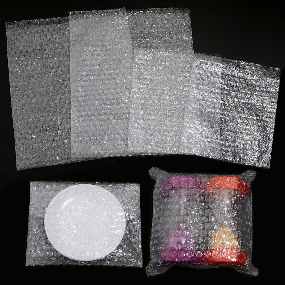 Imbottitura per imbottitura a bolle Pellicola per imballaggio a bolle Borsa in rotolo di schiuma antiurto Imballaggio in carta Pressione fragile