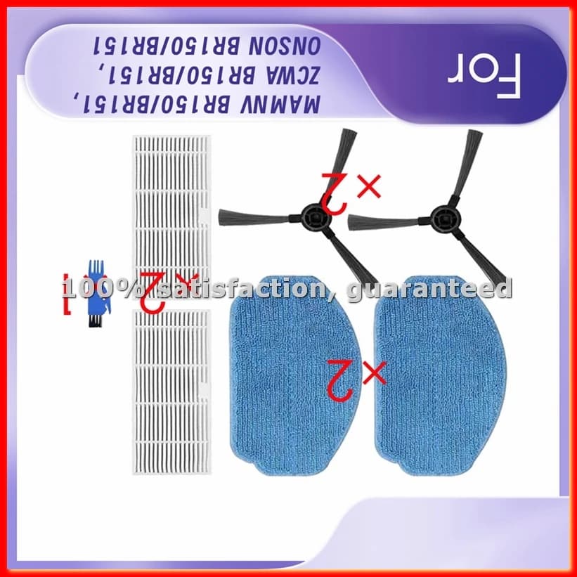 7 pezzi per BR150/BR151, BR150/BR151, BR150/BR151 Kit di ricambio per accessori per aspirapolvere-ABAM