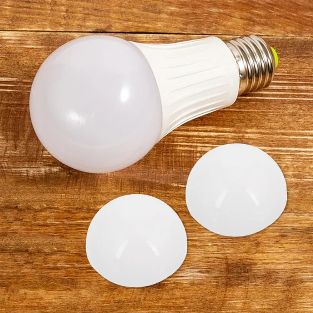 10Pcs Sphere Lamp Shade Replacement Light Globe for Vanity Fixture Bathroom Light Cover Round Plastic Globe for Makeup Mirror