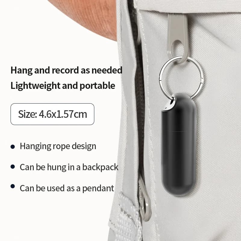 Multifunctional S1+ Digtal Voice Recorder, MP3 Player/USB Flash Drive, One-Click Recording, 50H Battery Life for Business/Study
