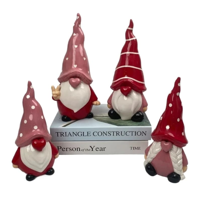 Ornamento albero di Natale Babbo Natale pupazzo di neve regalo decorazione gatto desktop creativo carino