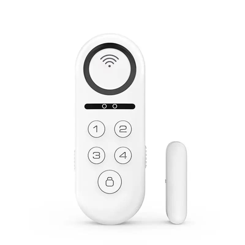 Tuya Smart Door Window Alarm Sensor Door Magnetic Remote Sound And Light Password Disarm Tuya Smart Home-A79U