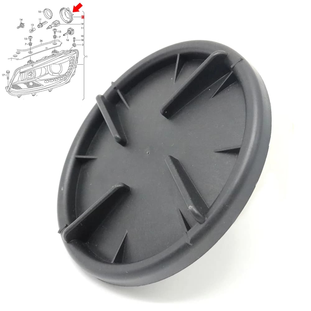Faro Lampadina Tappo di Tenuta Faro Copertura Antipolvere Per Volkswagen VW Caddy 2CA 2CB Sharan 7N1 7N2 Touran 1T3 Per Seat Alhambra 710