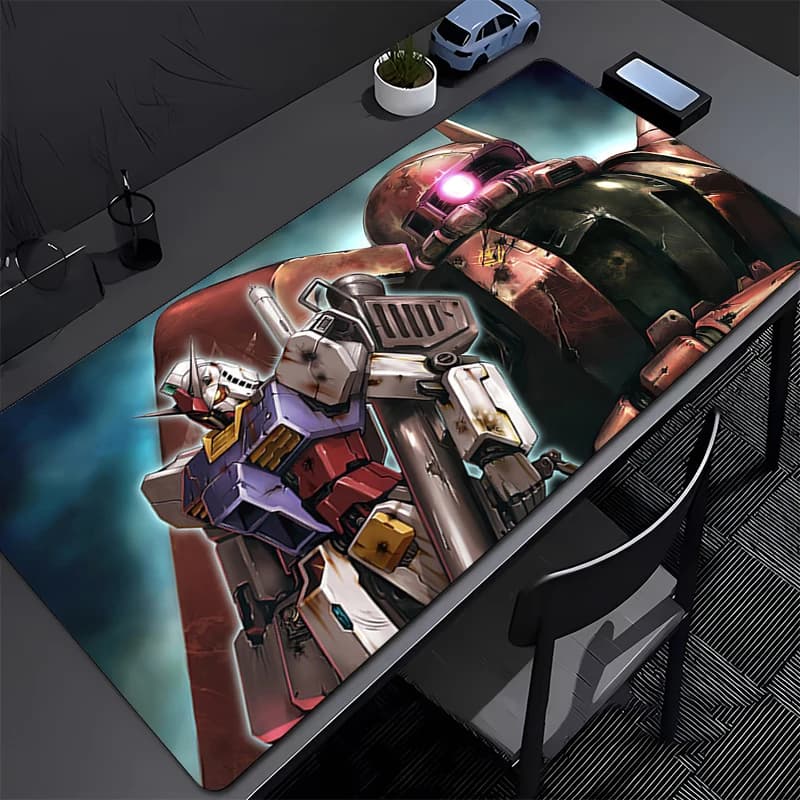 Tappetino per mouse da gioco in gomma, tappetino per tastiera, tappetino da scrivania per laptop, tappetino per computer da gaming, tappetino per mouse meccanico Warrior G-Gundam Z-Zaku II