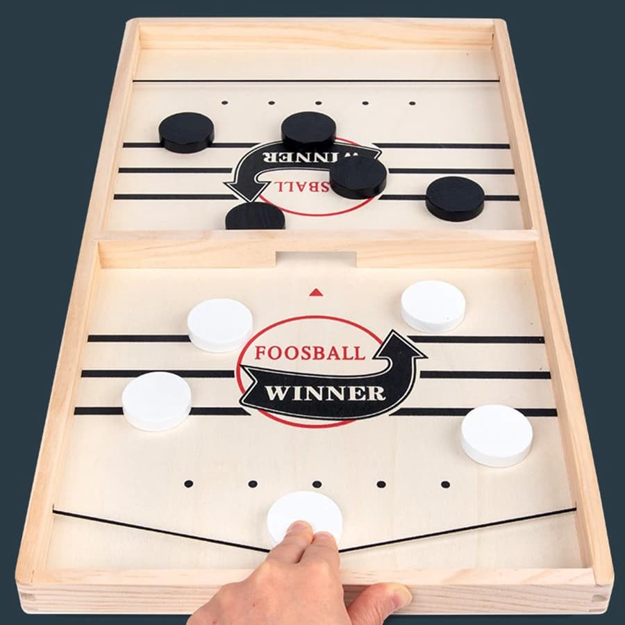 1PC Scacchi rimbalzanti in legno Scacchi interattivi che rimbalzano Scacchi che rimbalzano Marmi da tavolo Hockey che rimbalza Gioco di calcio da tavolo