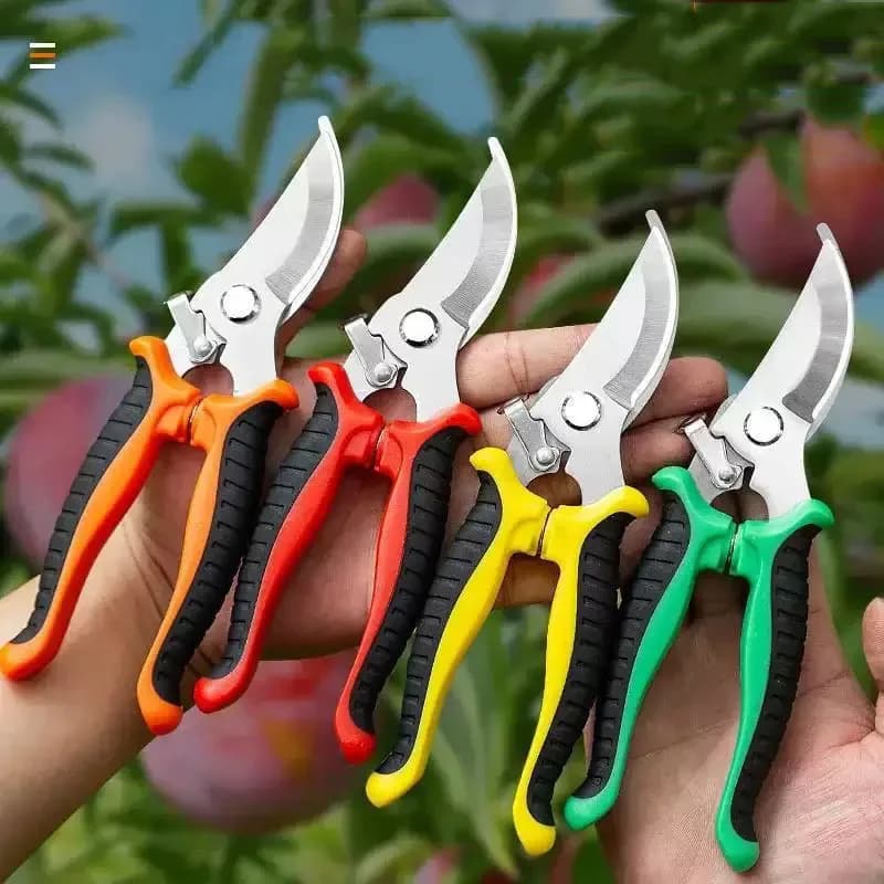 Professional Garden Scissors for Potting Coppers, Fruit Trees and Garden, Resistant for Domestic Use