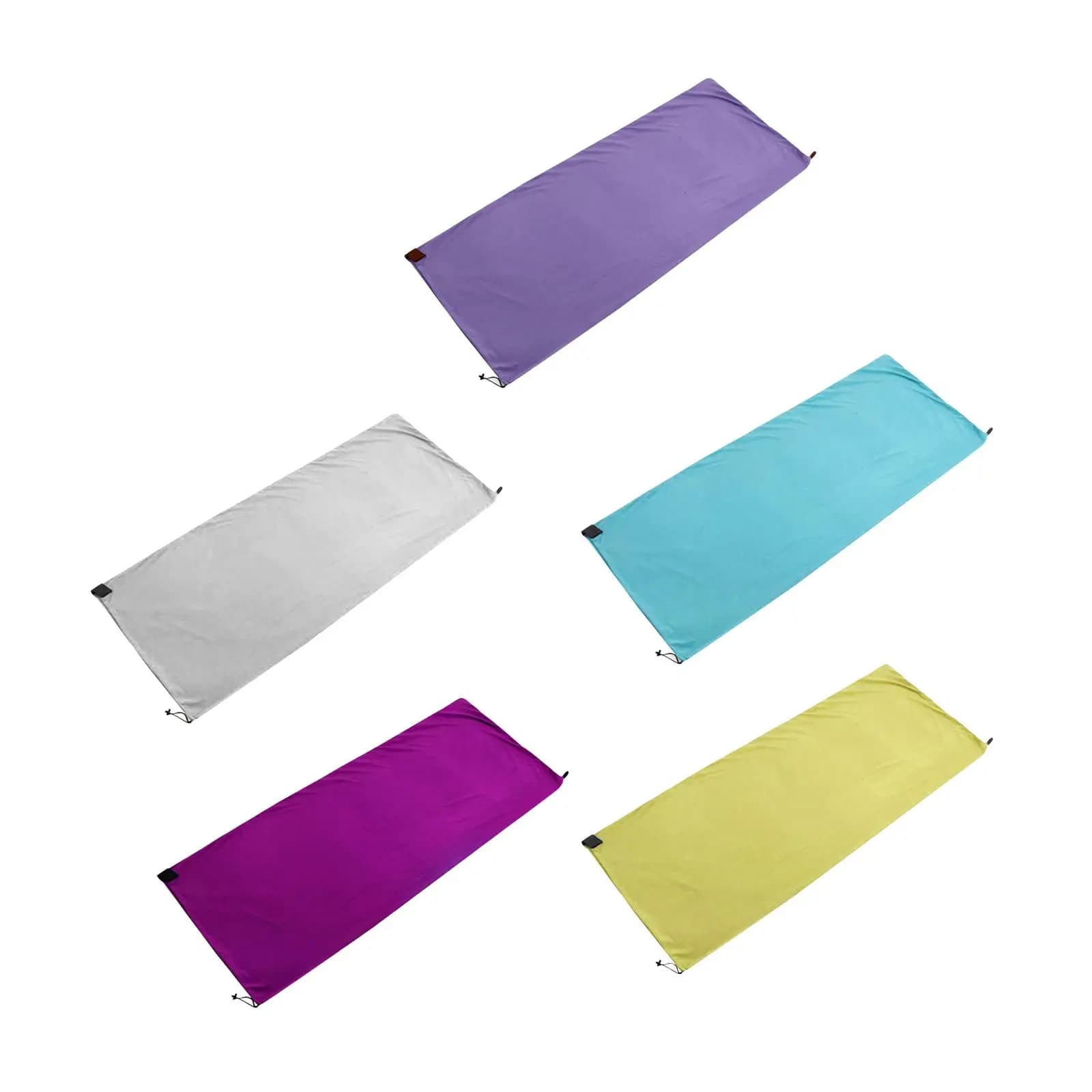 Indoor sleeping bag lining for adult fleece camping opening 180x80cm