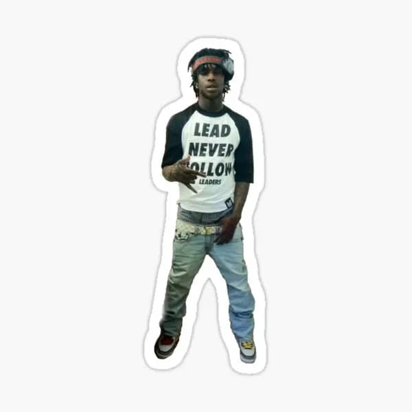 Chief Keef Lead Never Follow 5PCS Stickers for Laptop Wall Home Cute Room Print Car Decor Stickers Water Bottles Art
