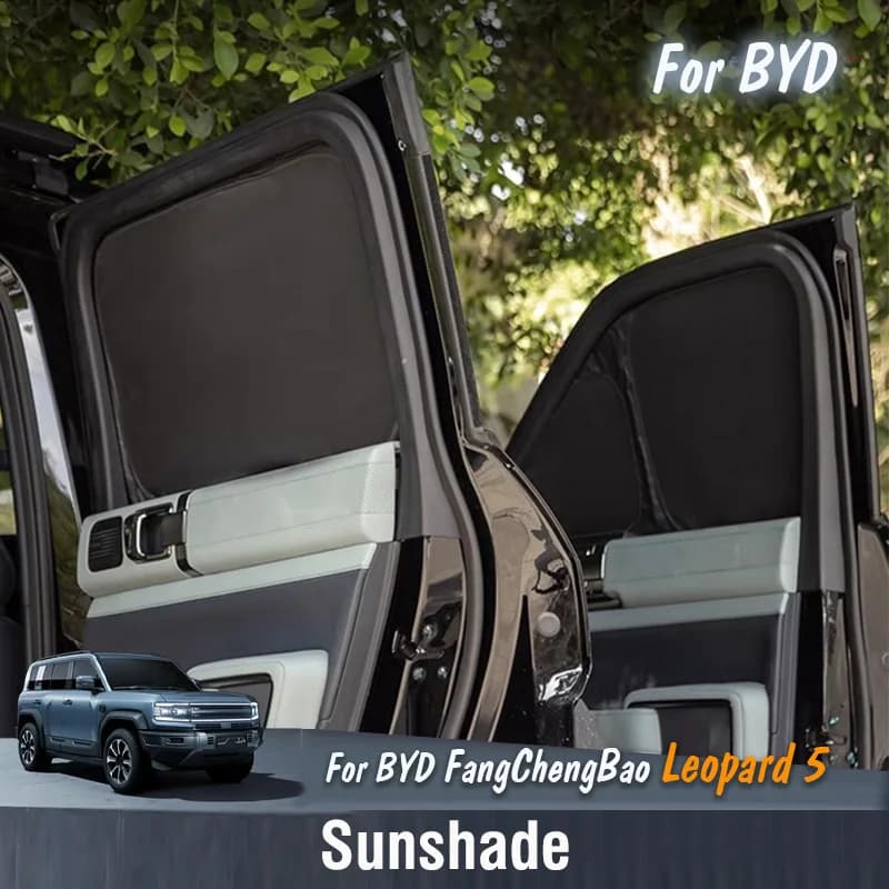 Per BYD FangChengBao Equation Leopard 5 2023 2024 Parabrezza per auto Parasole Blocco UV Copertura parasole dedicata montata su veicolo