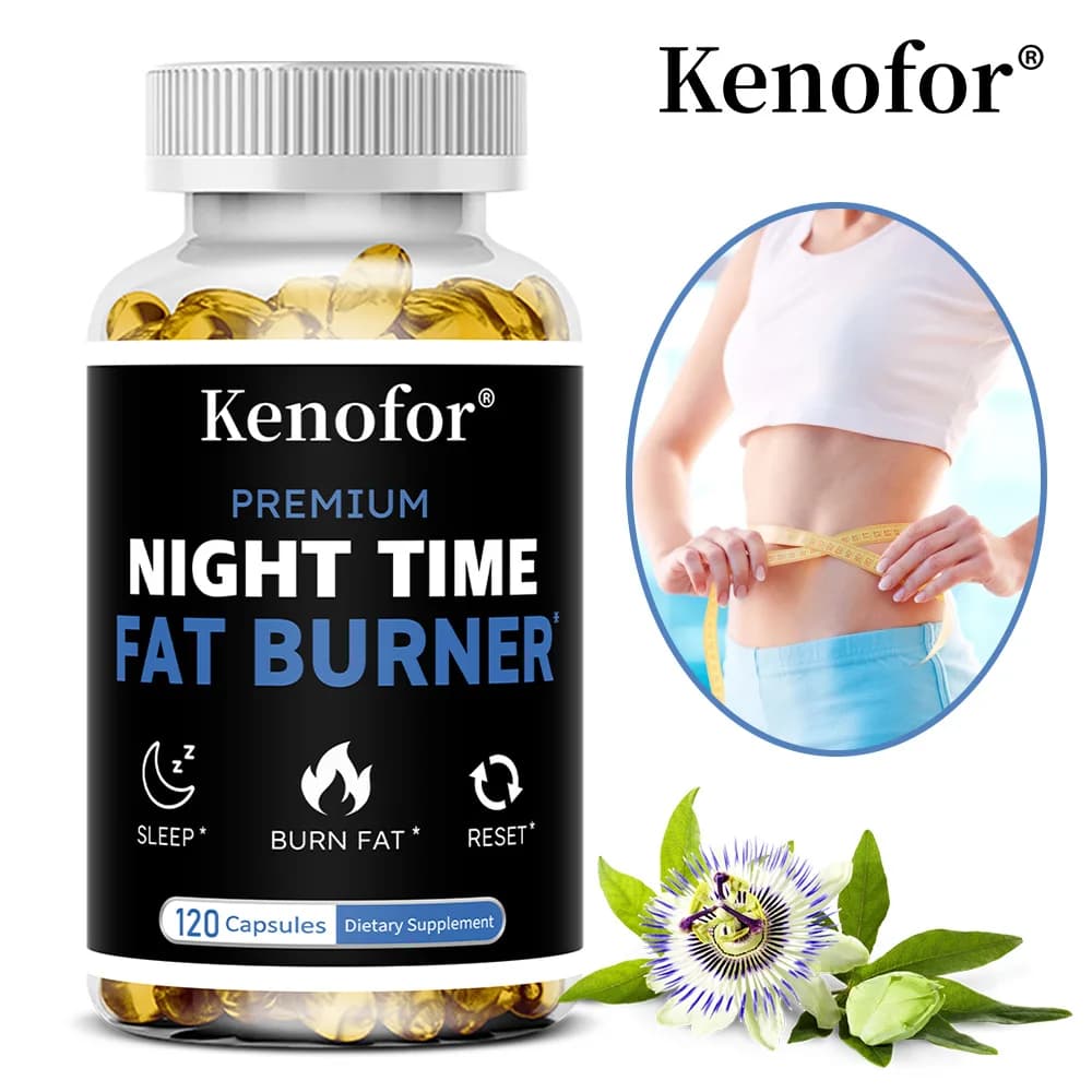 Support for burning night fat - Contains white beans to prose metabolism, weight management - 120 capsules