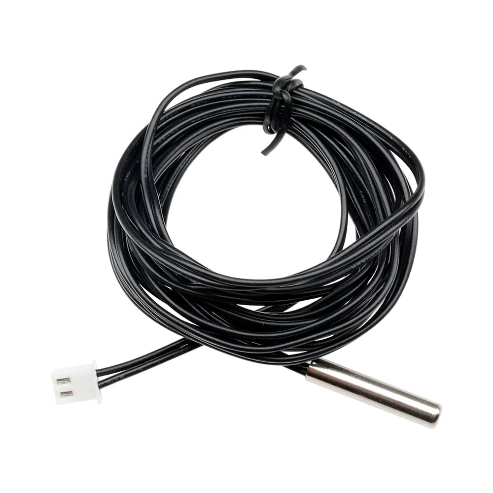 1/10pcs NTC 10K 1% 3950 Thermostore Temperature Sensor Round Cable Waterproof 2M Temperature Detection Cable For Arduino W1209 W1401