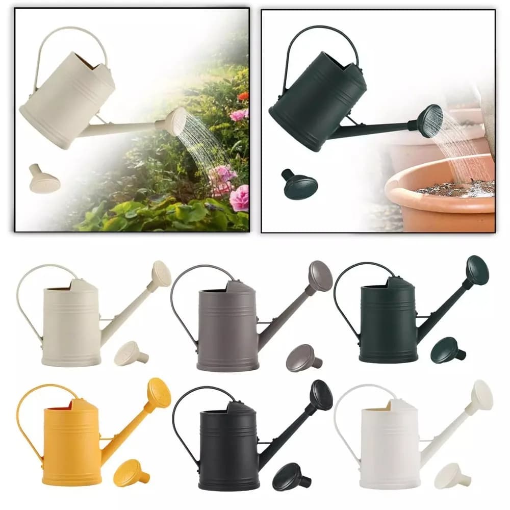 2L Watering Can Pot Long Mouth Garden Plants Flower Spray Water Kettle Plastic Large Capacity Watering Device for Houseplants