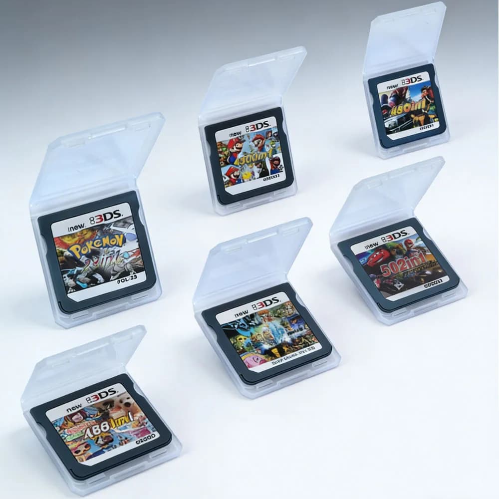 Popolare Scheda di Gioco Compilata USA 4300 in 1 Pokemon per DS NDS 3DS 3DS NDSL, Cartuccia di Gioco per Console Portatile (Scheda R4)
