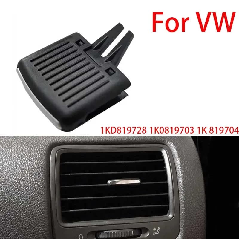 Clip di regolazione per presa d'aria 1KD819728 1K0819703 - Compatibile con VW Golf/Jetta/Rabbit/Sagitar | Griglia di Controllo per Presa di Corrente con Manopola Scorrevole