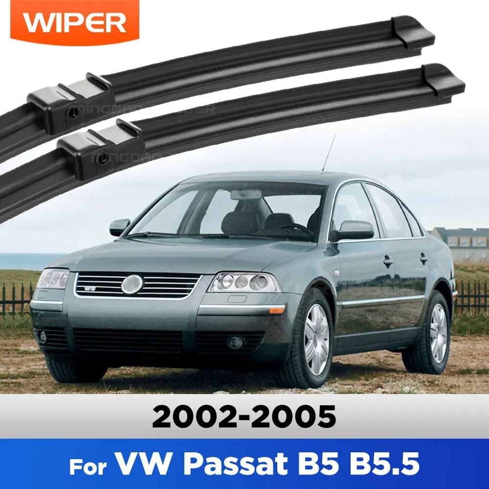 For VW Passat B5 B5.5 2002 - 2005 Wiper LHD Front Wiper Blades Windshield Windscreen Window Brush 21"20" Left Hand Drive