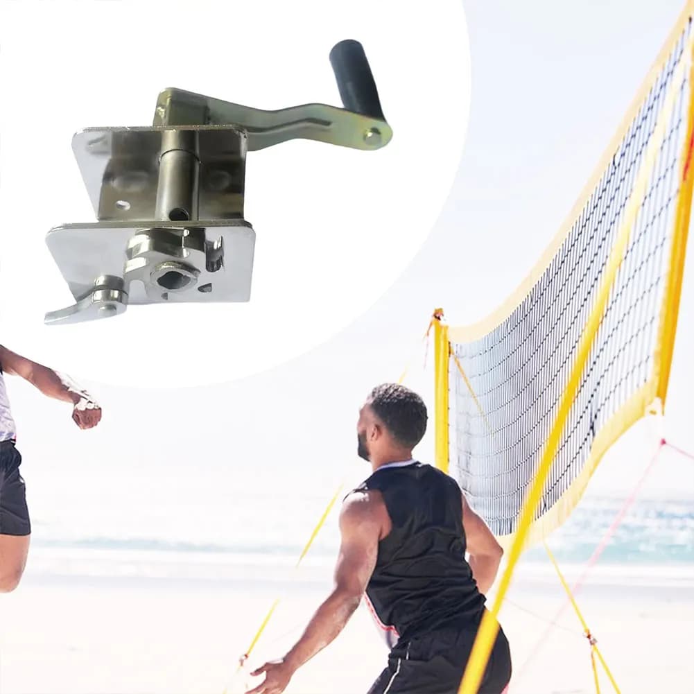 1/2Pcs Training Equipment Volleyball Net Setter Hand Crank Tensioner Volleyball Net Tensioner for Net Tightening and Adjustment