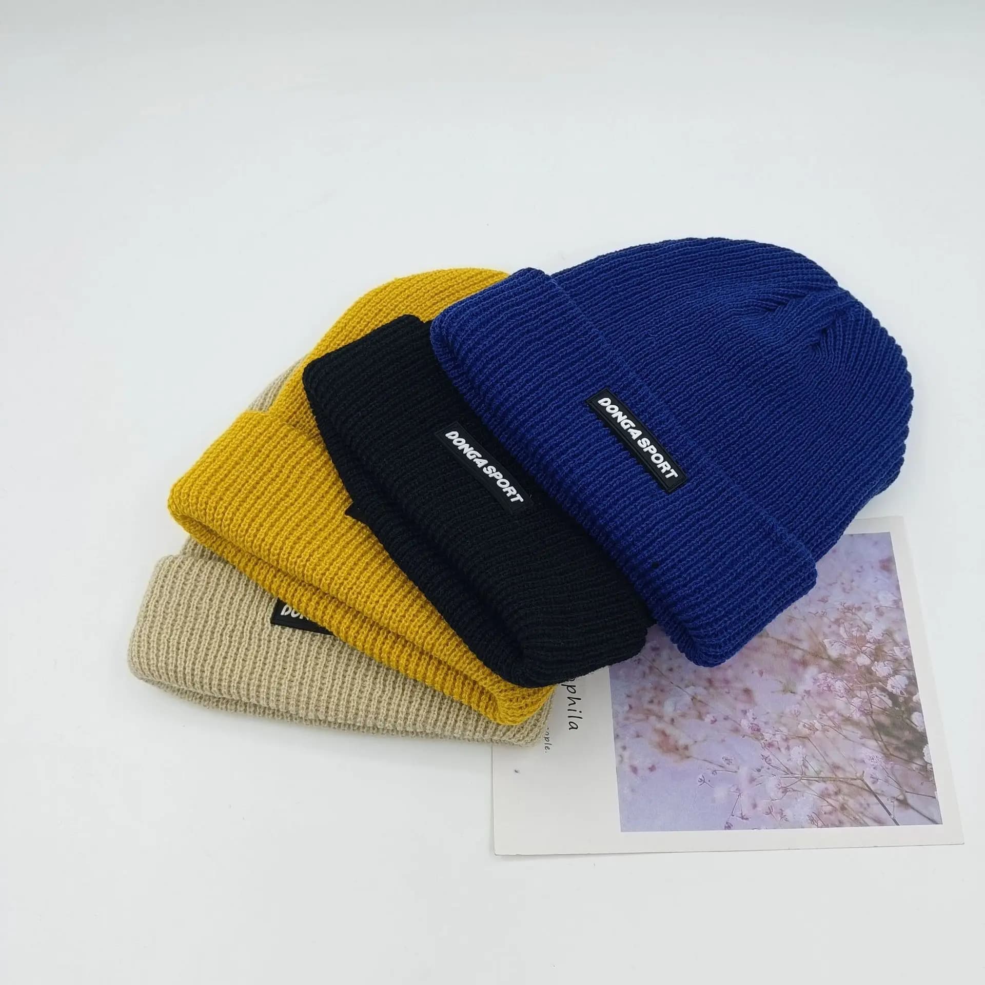 New Knitted Hat Knitted Hat Thick And Warm For Couples In Autumn And Winter Hip Hop Trendy Hat Unisex