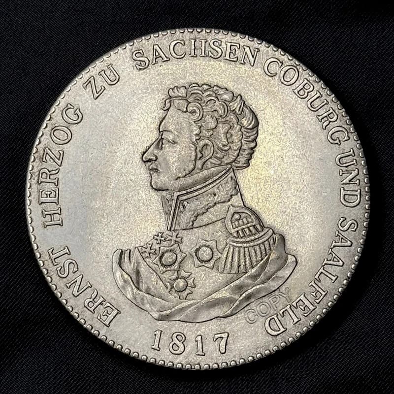 1817 Confederazione tedesca Saxony Kingdom Copia Collezione Moneta commemorativa, Vecchia moneta originale, decorazioni per la casa, Regalo di Natale, Medaglia