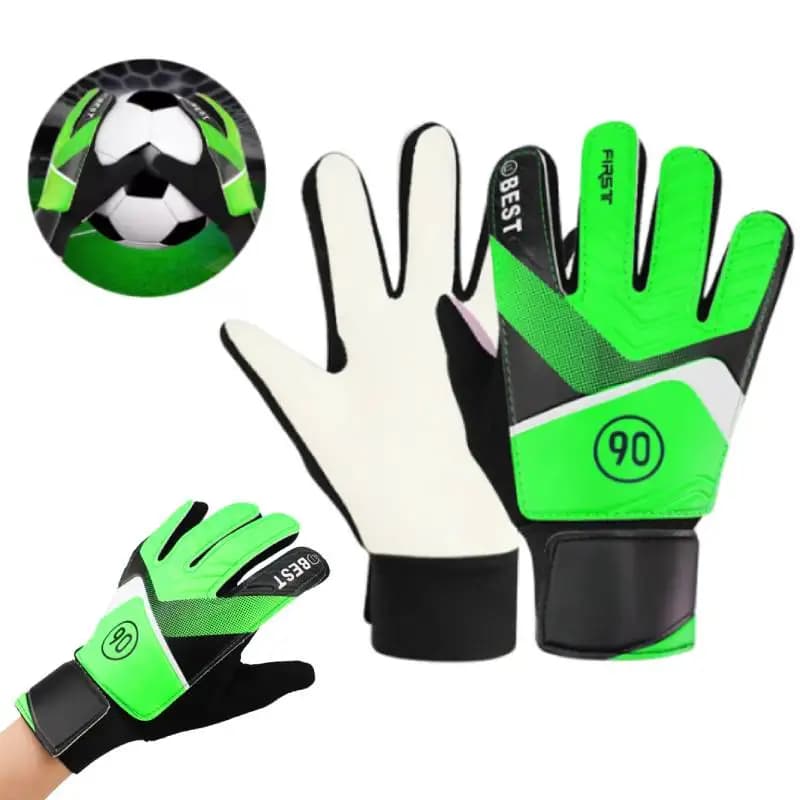 Guanti da Portiere per Bambini e Adulti in Lattice, Protezione Antiscivolo per Calcio e Football