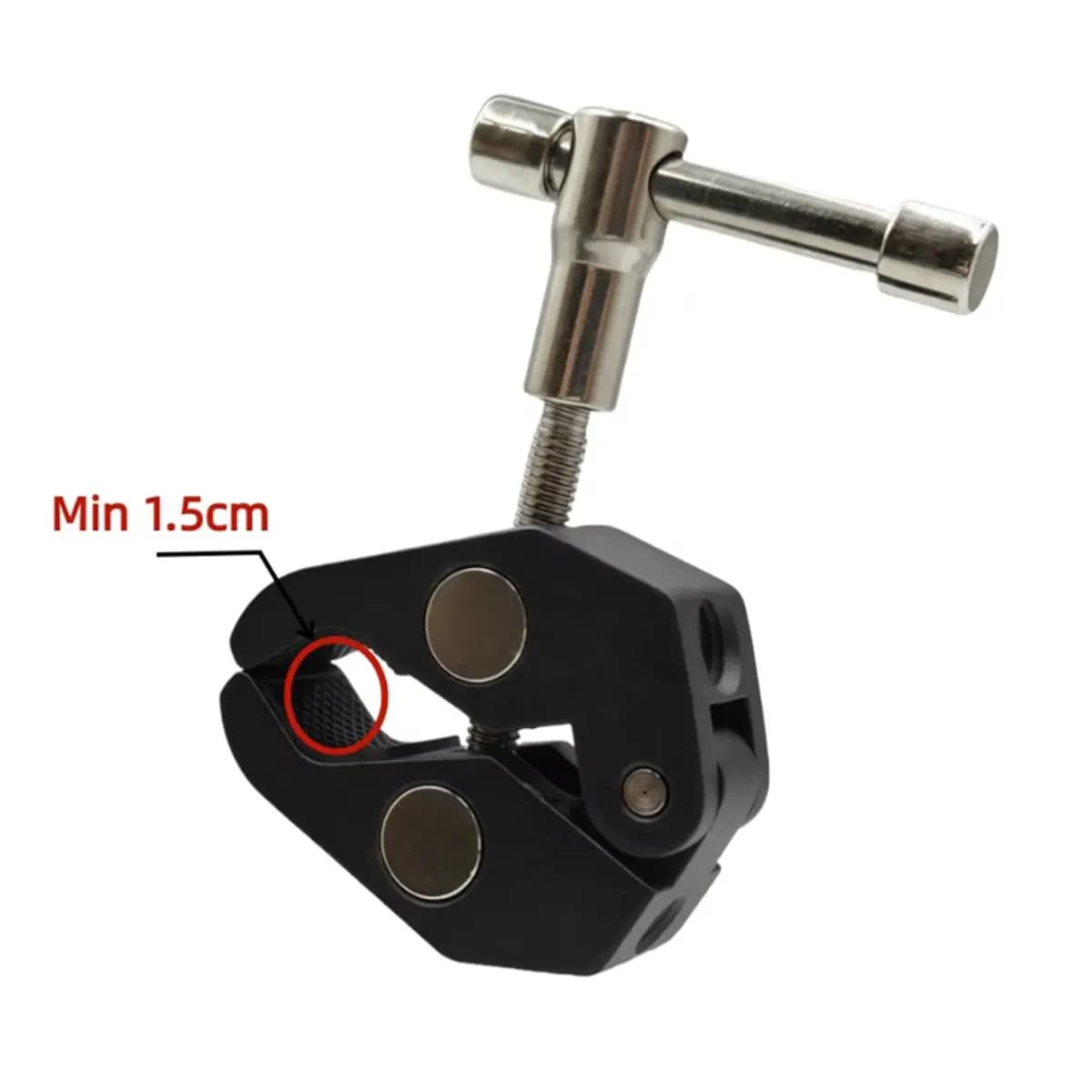 (A03R) Super Clamp with 360° Mini Ball Head Quick Release Clamp Bracket Tripod Mount 1/4 Screw Clip for DSLR Action Camera