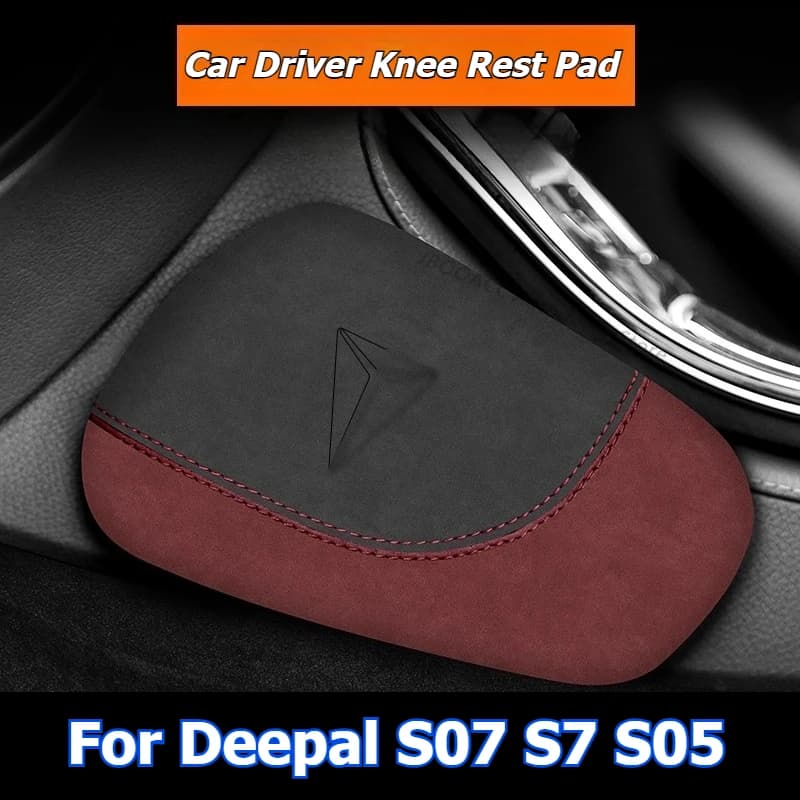 Per Changan Deepal S07 S7 Resto del ginocchio Pad Supporto per le gambe del conducente dell'auto Cuscino di protezione del ginocchio Resto delle gambe Morbido anti-collisione Misura Pad
