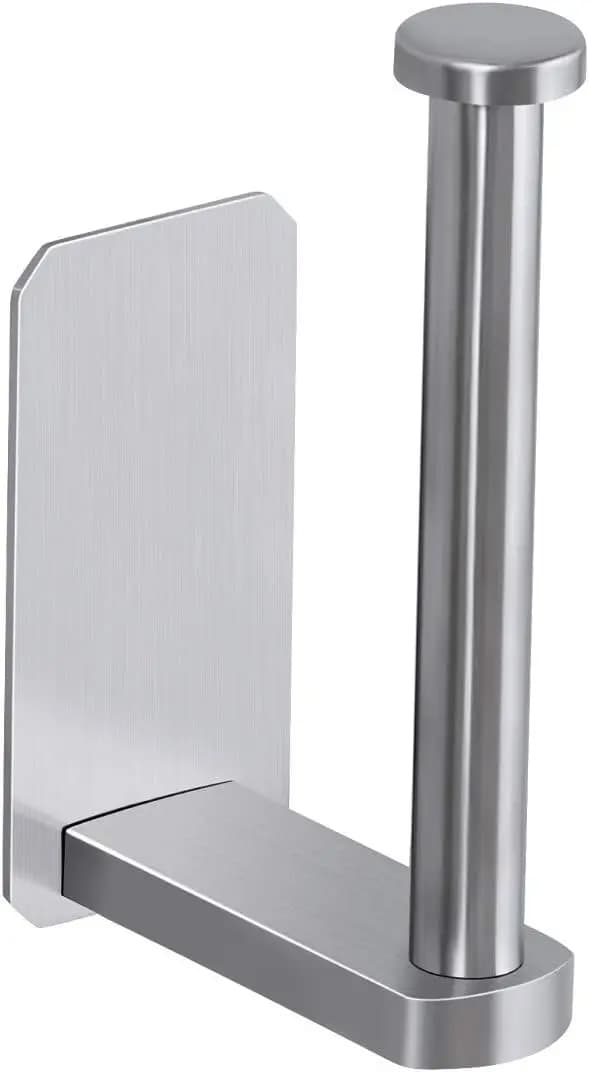 Portarotolo autoadesivo per cucina e bagno, portarotolo adesivo per carta igienica, bagno, senza foratura e incollato a parete