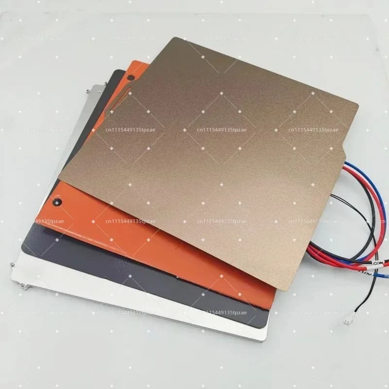 CNC Aluminum Heat Bed Plate 110/220V Silicone Heater Pad 3D Printer Upgrade Parts
