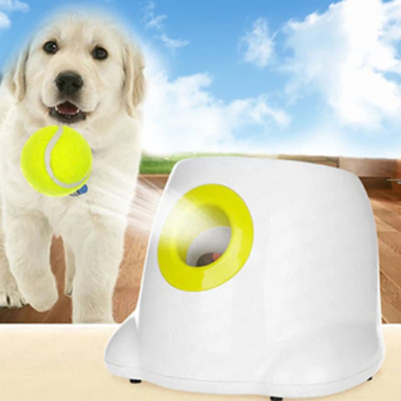 Catapulta Per Cani Lanciatore di Palline Giocattolo per Cani Lanciatore di Palline da Tennis Palla da Saltare Pitbull Giocattoli Macchina per Palline da Tennis Lancio Automatico Animale Domestico