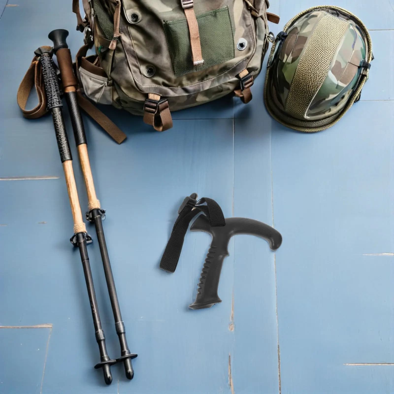 Set di 5 Impugnature Ergonomiche a T per Bastoncini da Trekking, Accessori per Escursionismo e Alpinismo