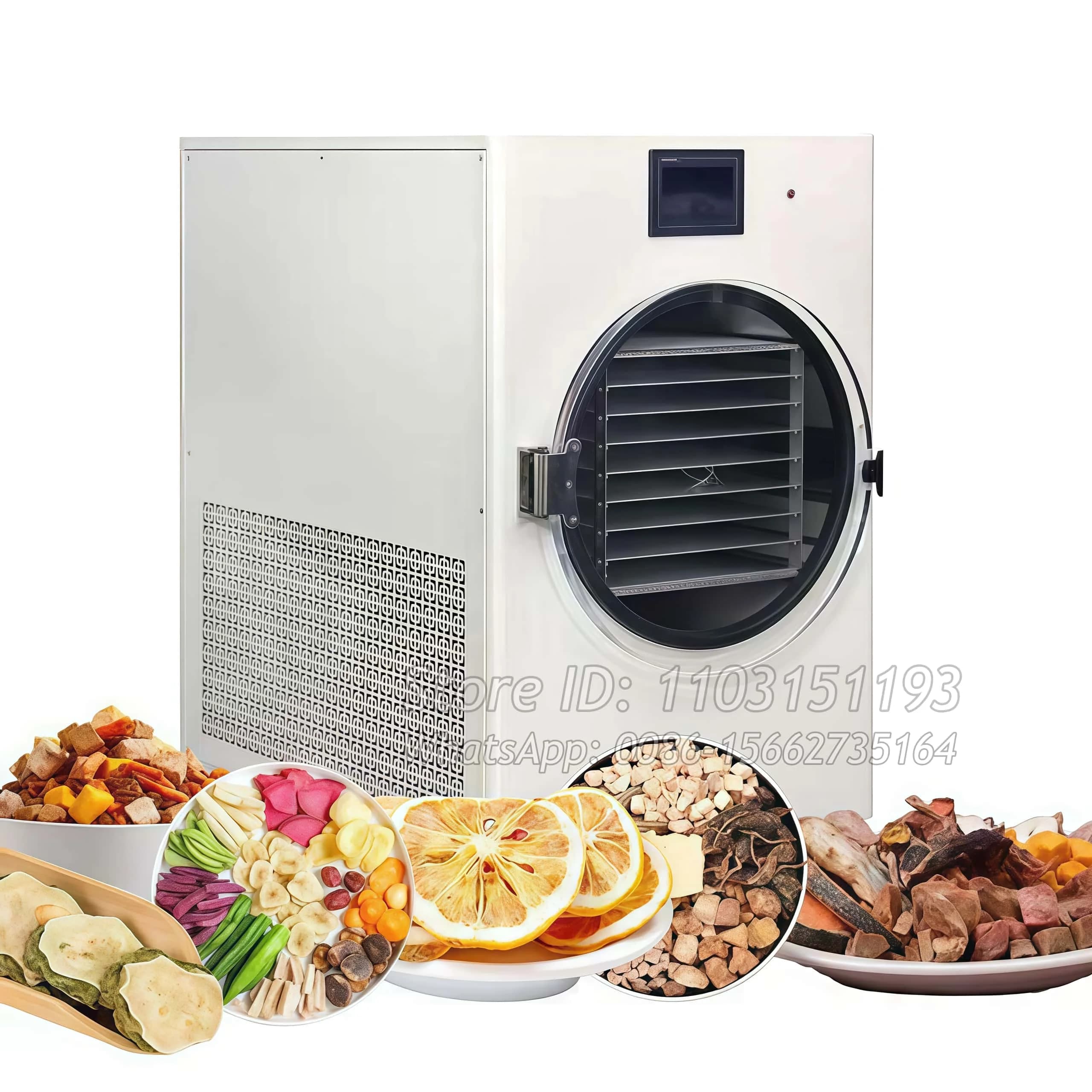 Commercial 42kg Capacity Food Freeze Dryer Machine For For Home Use For Freeze Meat Coffee Dried Fruit Apple And Strawberry