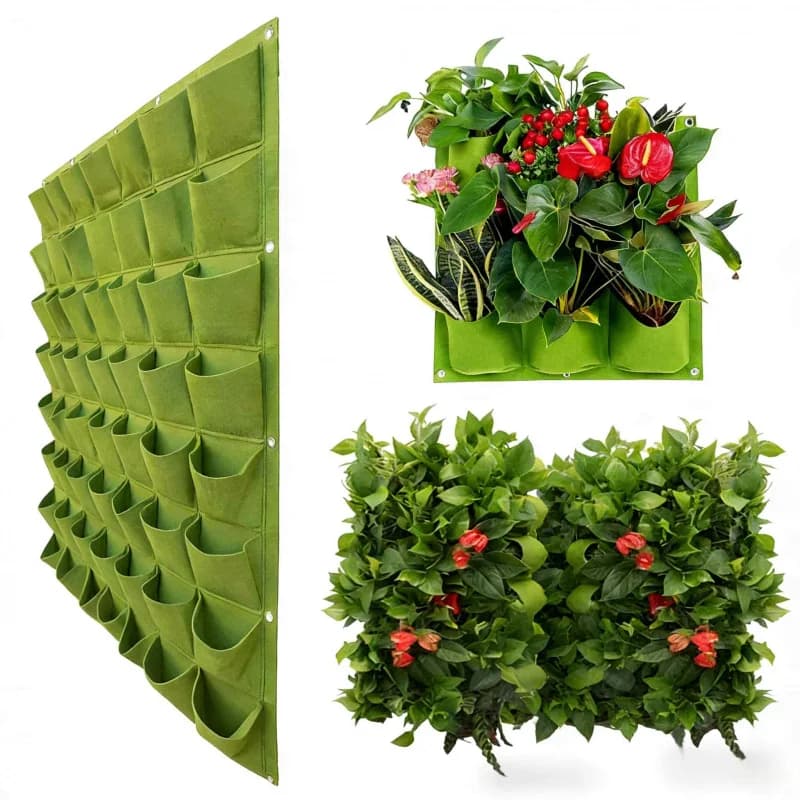 Set of 9 Multilayer Bags for Vertical Cultivation, Essential for Home Gardening, Balcony and Family Garden