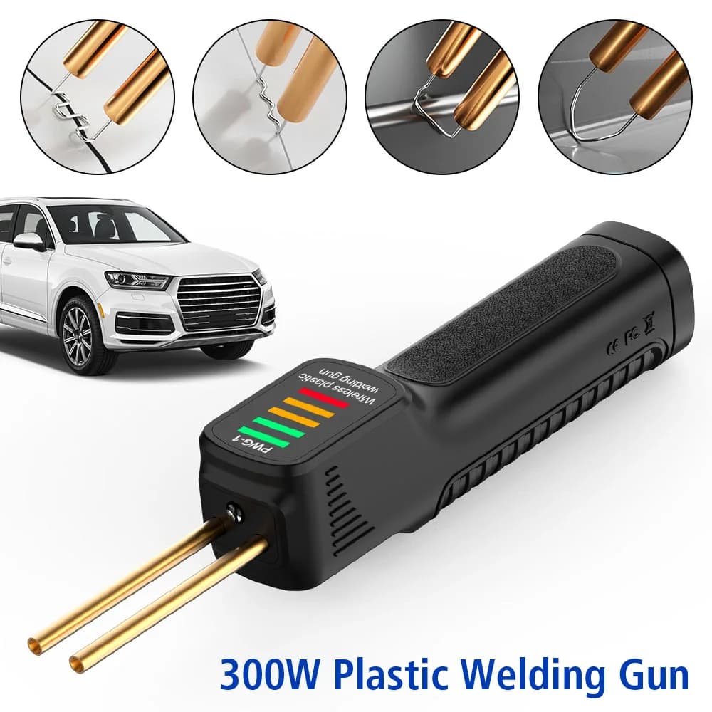 USB ricaricabile 2600mAh batteria paraurti auto riparazione saldatrice saldatore di plastica pistola cordless saldatore di plastica cucitrice a caldo