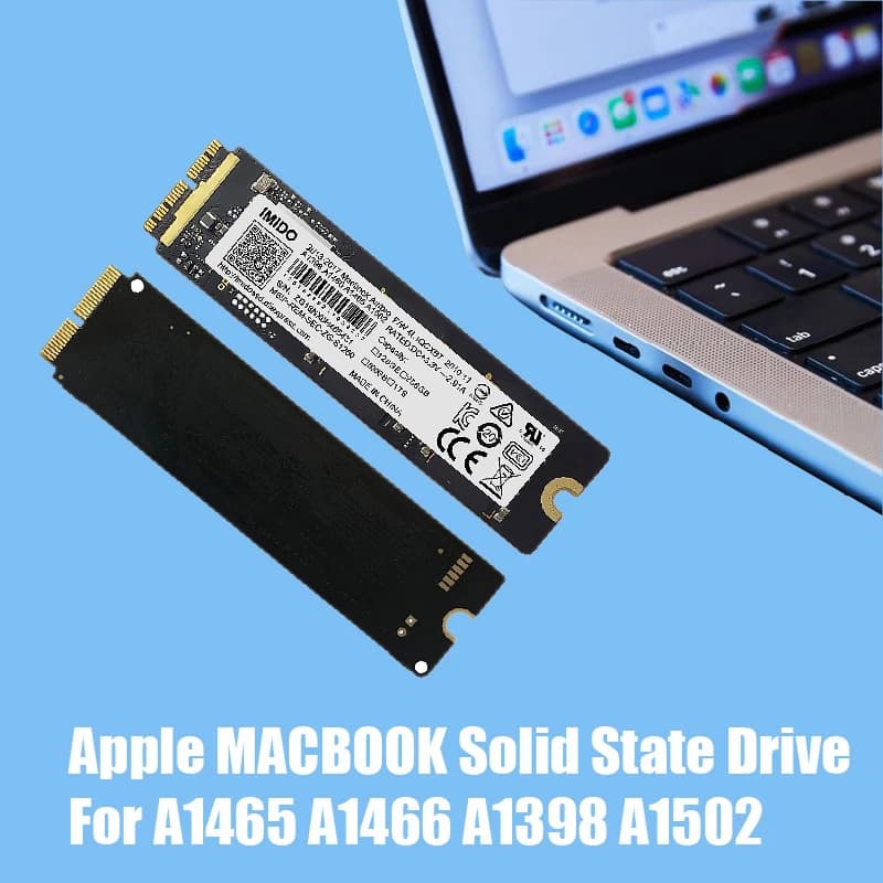 Imido SSD 1 TB Interno Para Notebook Air/Retina MacBook Pro Compatibile con A1465 A1466/Pro Retina A1398/A1502
