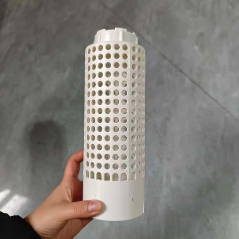 Tubo per compostaggio di vermi in PVC, contenitore per compost di lombrichi, resistente agli odori, con drenaggio sul fondo per acquari, ideale per piccole piante in vaso e giardini.