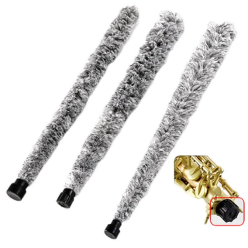 Saxophone brush water-absorbing cleaning stick inner chamber pass bar saliva duster long brush for alto / tenor / soprano sax
